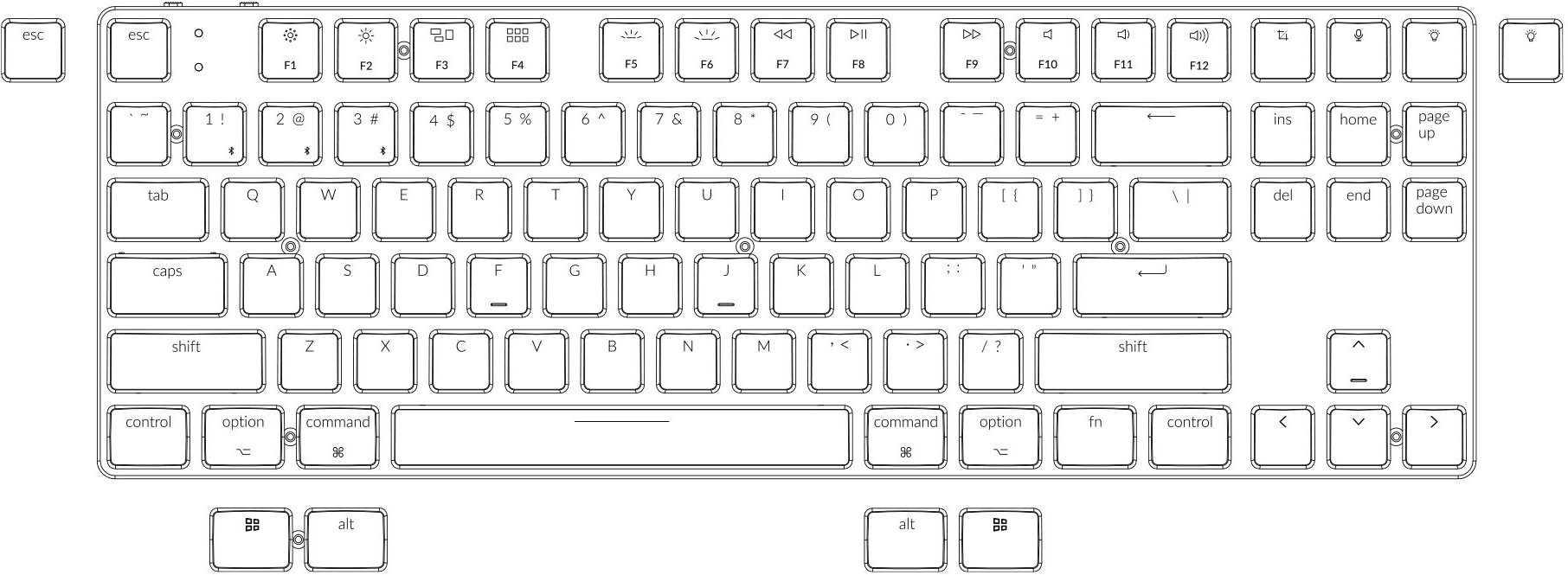 Клавиатура Keychron K1SE Optical Banana RGB Hot Swap WL UA Black K1SEE4 KEYCHRON купить