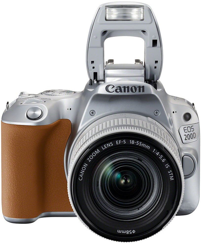 Цифровая фотокамера Canon EOS 200D Kit 18-55 IS STM Silver (2256C006 ...