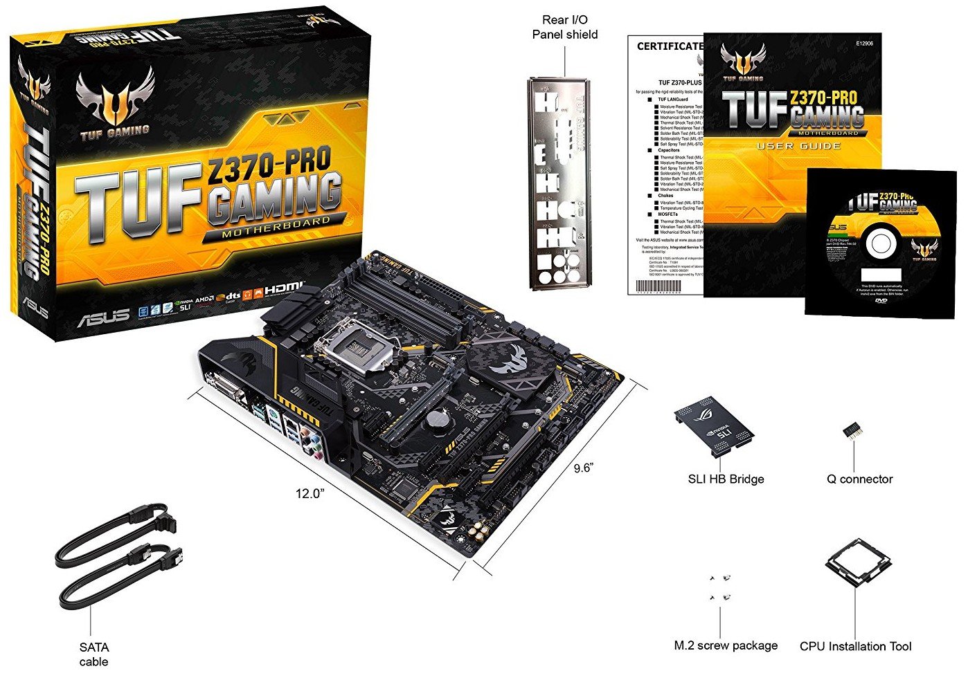 Z370 Plus Gaming Motherboard Cpu Asus Tuf Gaming Z370 Pro Test