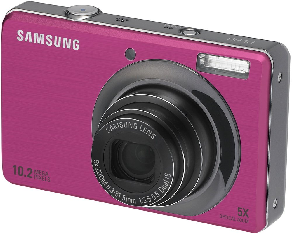 Цифровая фотокамера Samsung PL60 Pink купить | ELMIR - цена, отзывы ...