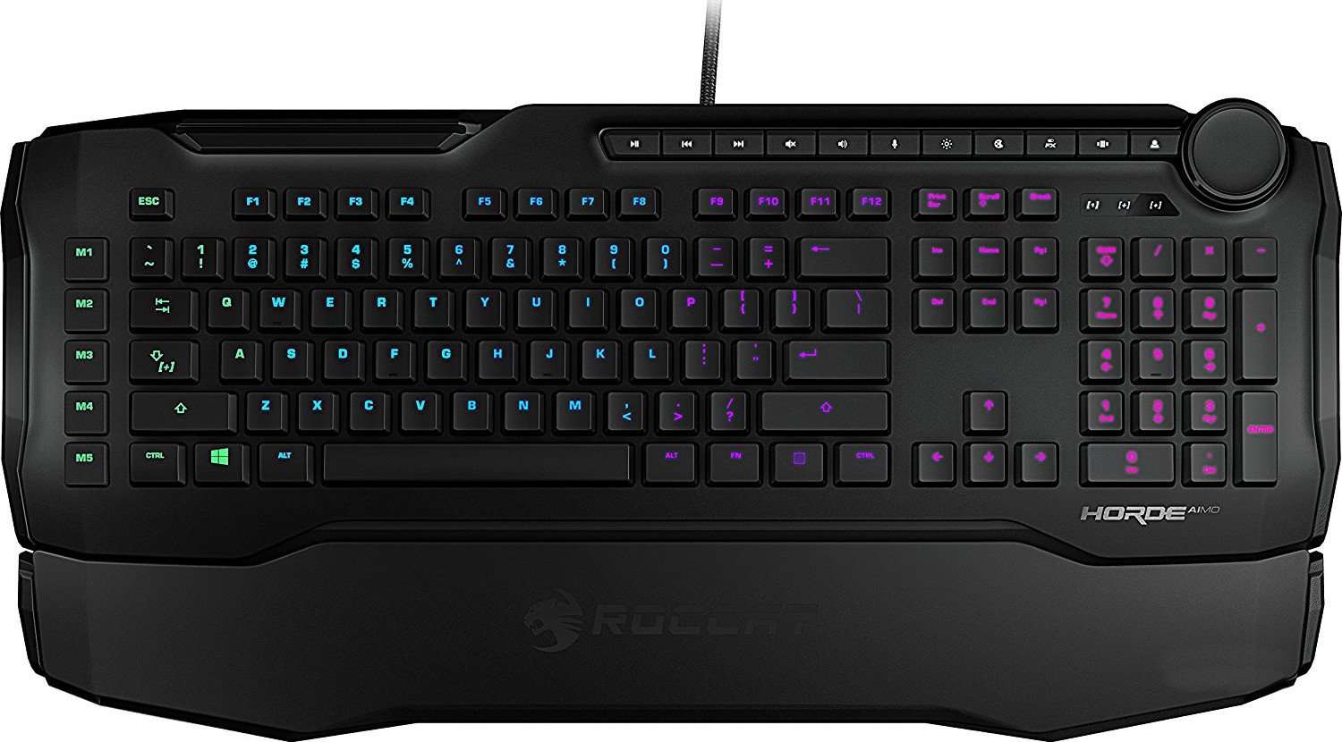 Клавиатура Roccat Horde AIMO Gaming Keyboard RU Black (ROC-12-361-BK ...