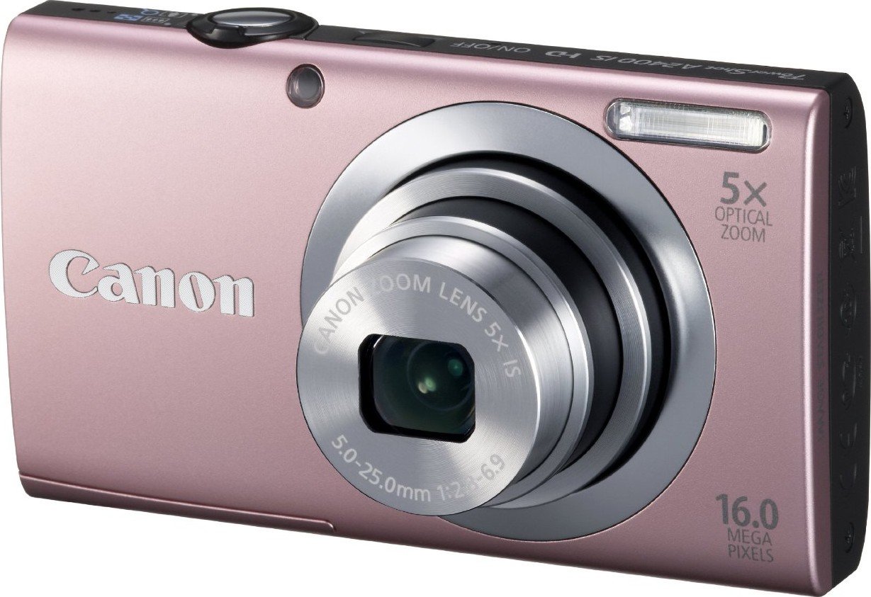 Цифровая фотокамера Canon PowerShot A2400 Pink купить | ELMIR - цена ...