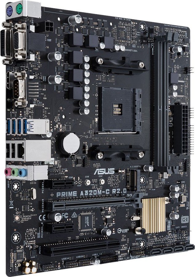 Материнская плата Asus Prime A320M-C R2.0 s-AM4 A320 купить | Elmir ...