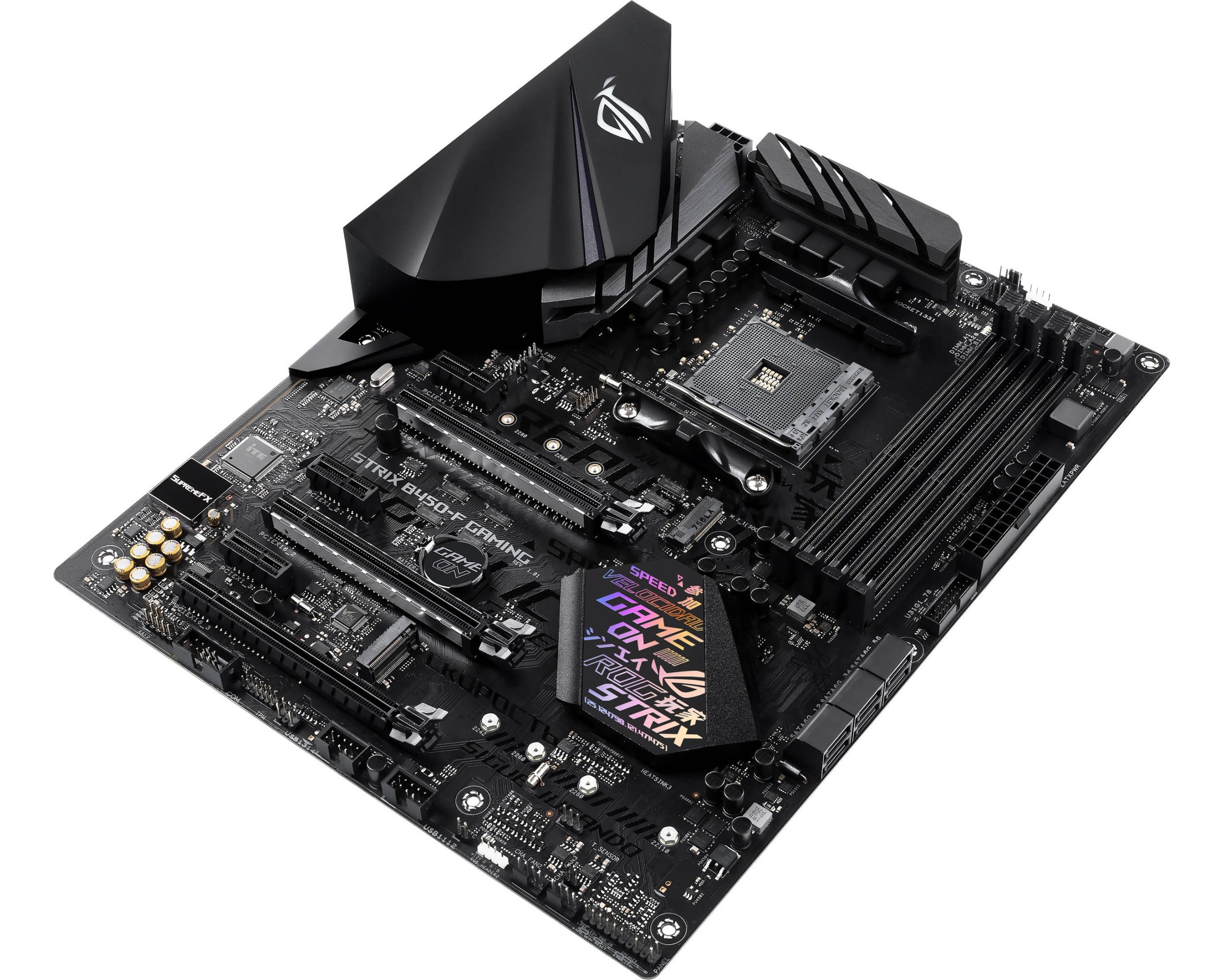 Материнская плата s-AM4 AMD B450 Asus ROG STRIX B450-F Gaming ATX ...