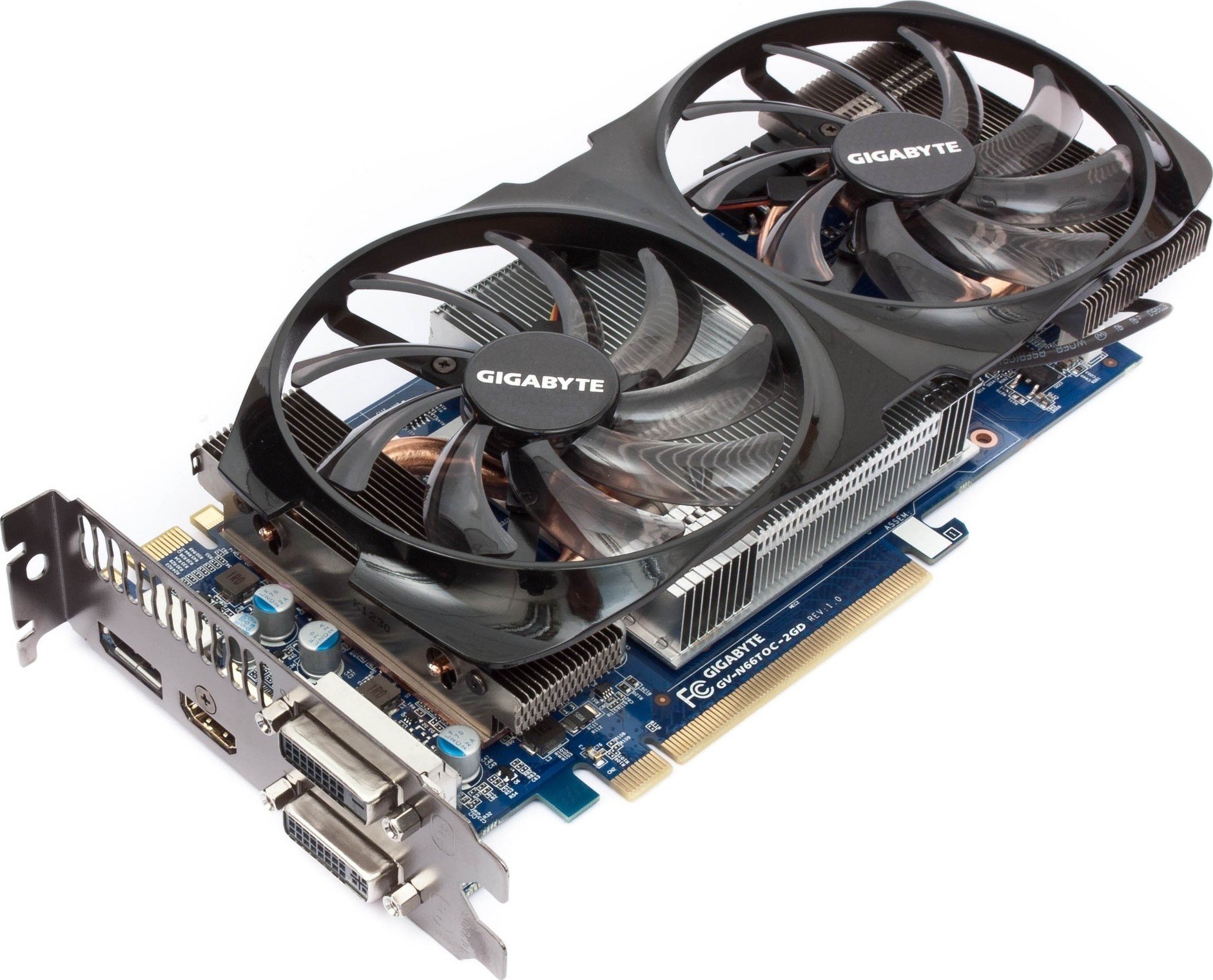 Видеокарта GigaByte PCI-E GeForce GTX660 Ti 2GB DDR5 (GV-N66TOC