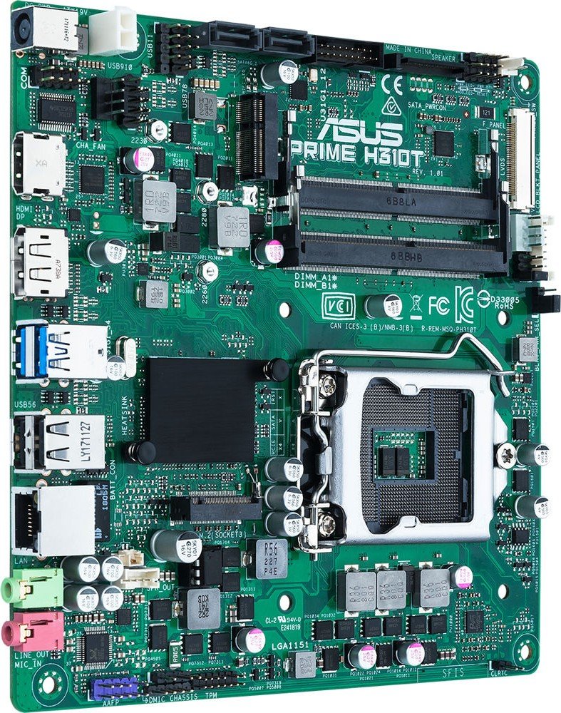 Материнская плата Asus Prime H310T/CSM s-1151 H310 купить | Elmir ...