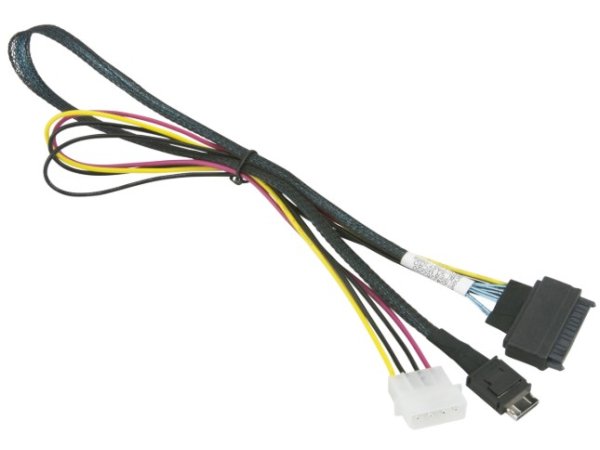 Кабель Supermicro Oculink to PCIE SFF-8639 U.2 with Power Cable 0.55m ...