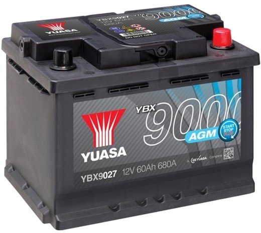Аккумулятор Yuasa AGM Start Stop Plus Battery 60 Ah 12V (0) (YBX9027 ...