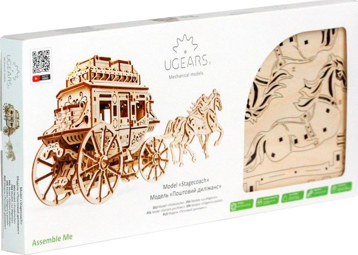Конструктор Ugears Почтовый дилижанс (70045) купить | ELMIR - цена ...