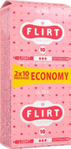 Прокладки wkl02p для критических дней fantasy flirt Ultra Line-cotton 3x 240мм,Light 20шт (3800213302185)