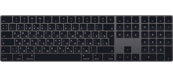 Клавиатура Apple A1843 Wireless Magic Keyboard Space Gray (MRMH2RS