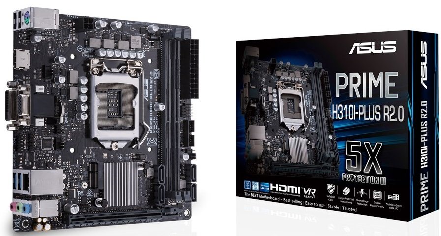 Материнская плата Asus Prime H310I-Plus R2.0 s-1151 H310 купить | Elmir ...