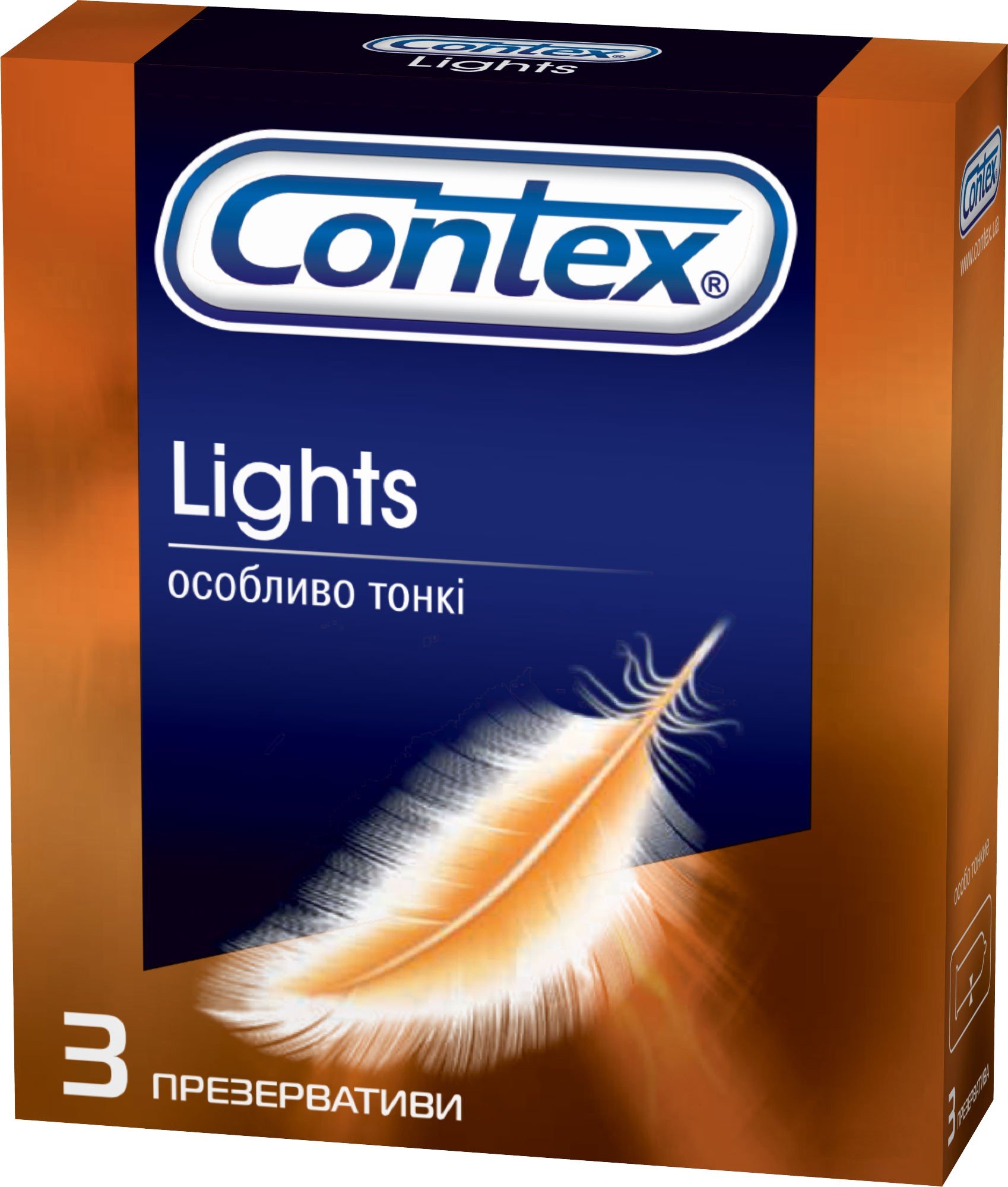 Презервативы Contex Lights 3 шт. (5060040300114) купить | ELMIR - цена ...