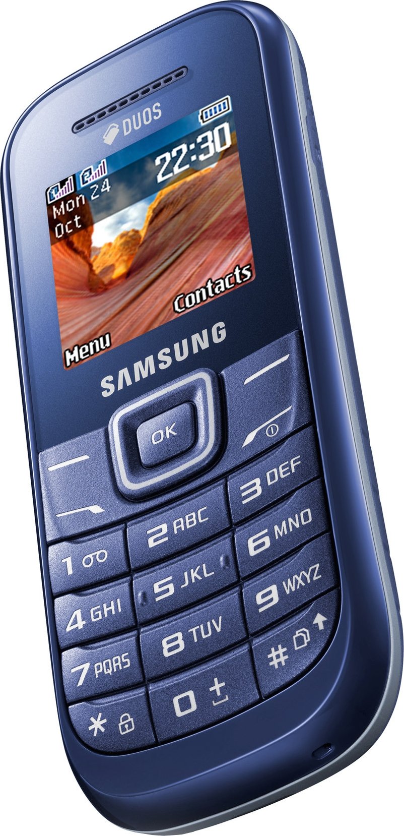 Мобильный телефон Samsung E1202 Indigo Blue (GT-E1202IBISEK) купить ...