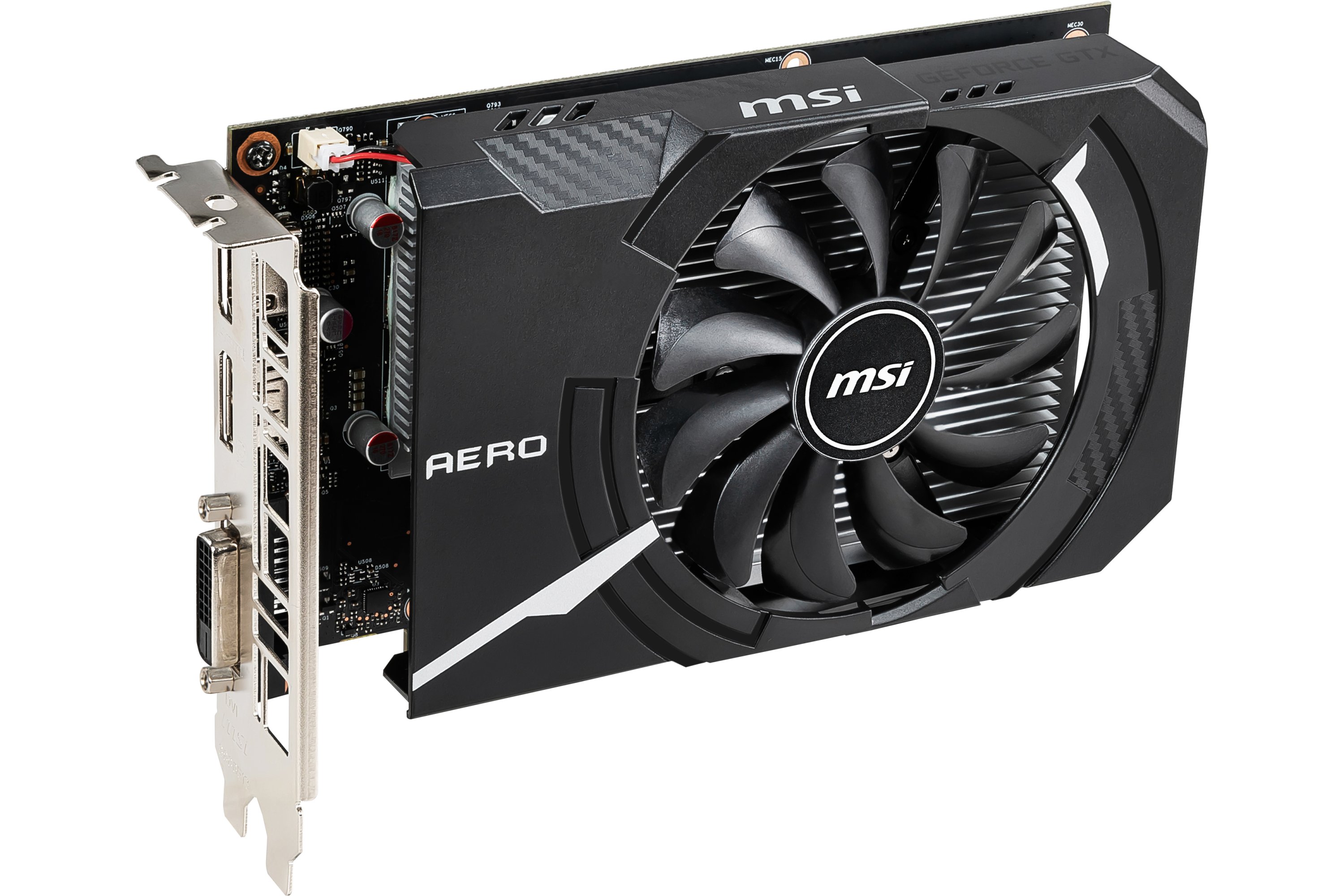 Видеокарта PCI-E GeForce GTX1650 4GB DDR5 MSI (GTX 1650 AERO ITX 4G OC ...
