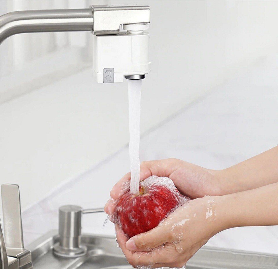 Сенсорная насадка на кран Xiaomi Xiaoda Automatic Water Saver Tap (HD ...