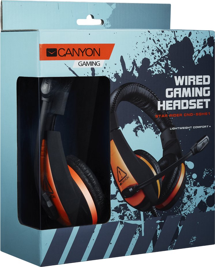 Наушники Canyon CND-SGHS1 Black купить | ELMIR - цена, отзывы ...