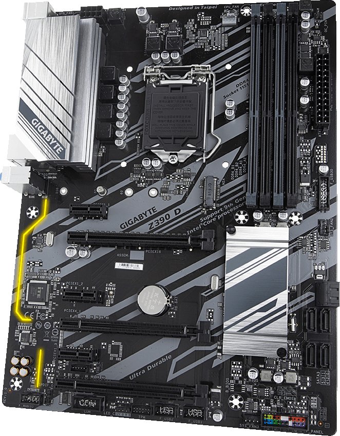 Материнская плата GigaByte Z390 D s-1151 Z390 купить | Elmir - цена ...