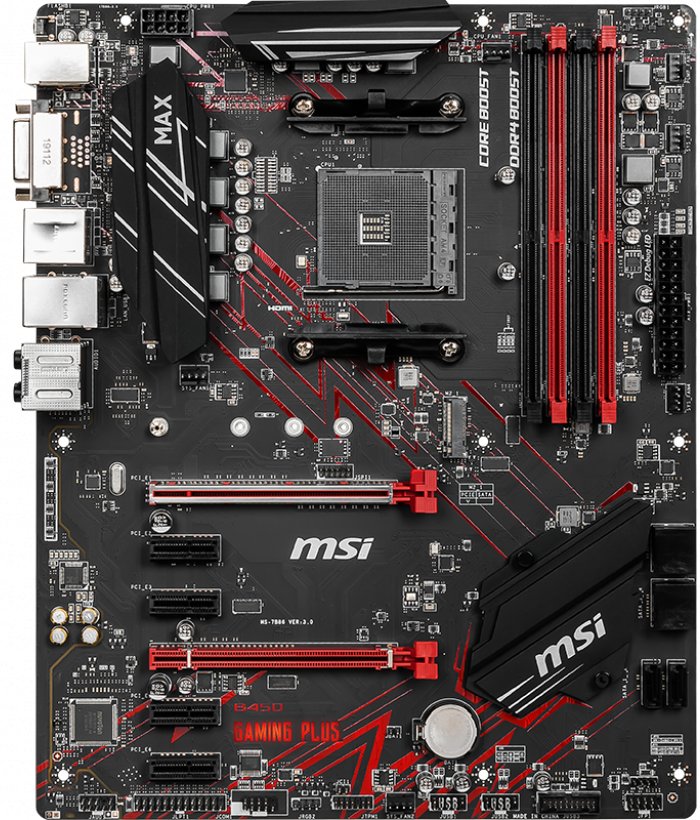 Материнская плата MSI B450 Gaming Plus Max s-AM4 B450 купить