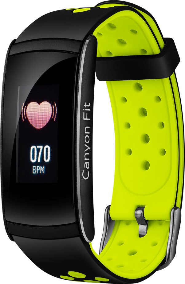Фитнес браслет Canyon CNS-SB41BG Black/Green купить | ELMIR - цена ...