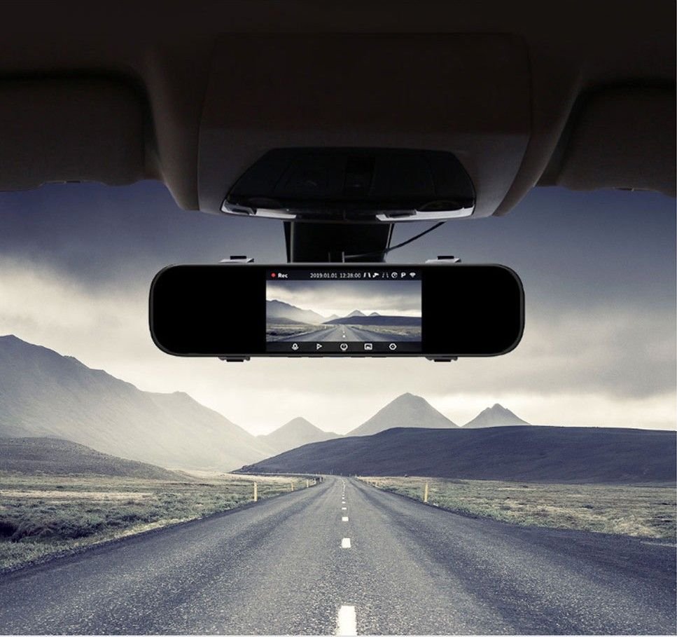 Видеорегистратор Xiaomi 70Mai D04 Smart Rearview Mirror Black Midrive