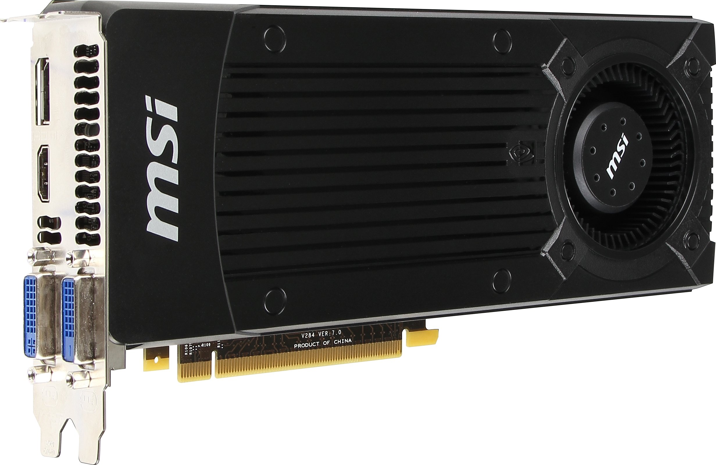 Видеокарта MSI PCI-E GeForce GTX660 Ti 2GB DDR5 (N660Ti-2GD5/OC V1 ...