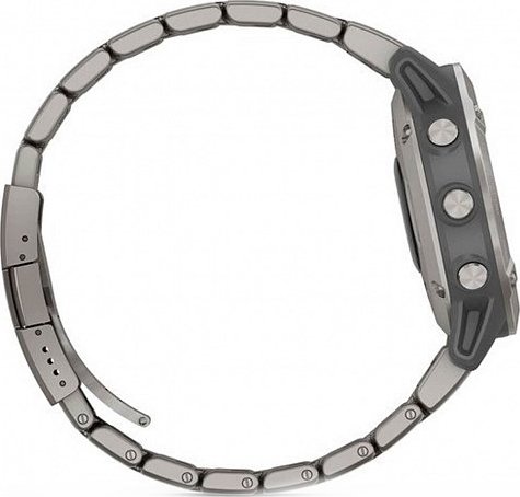 Смарт-часы Garmin Fenix 6 Pro Sapphire Titanium with Vented Titanium  Bracelet (010-02158-23/22) купить | ELMIR - цена, отзывы, характеристики