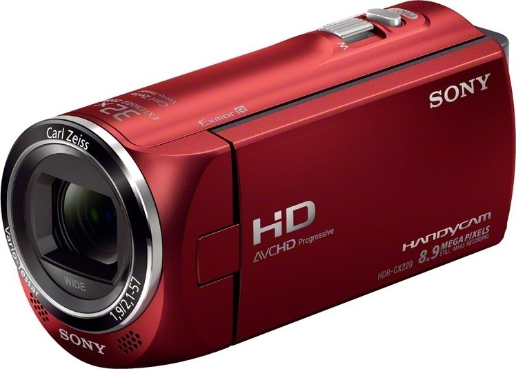 Цифровая видеокамера Sony Handycam HDR-CX220E Red купить | ELMIR - цена ...