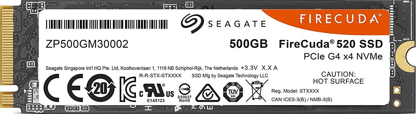 SSD-накопитель 500GB Seagate FireCuda 520 (ZP500GM3A002