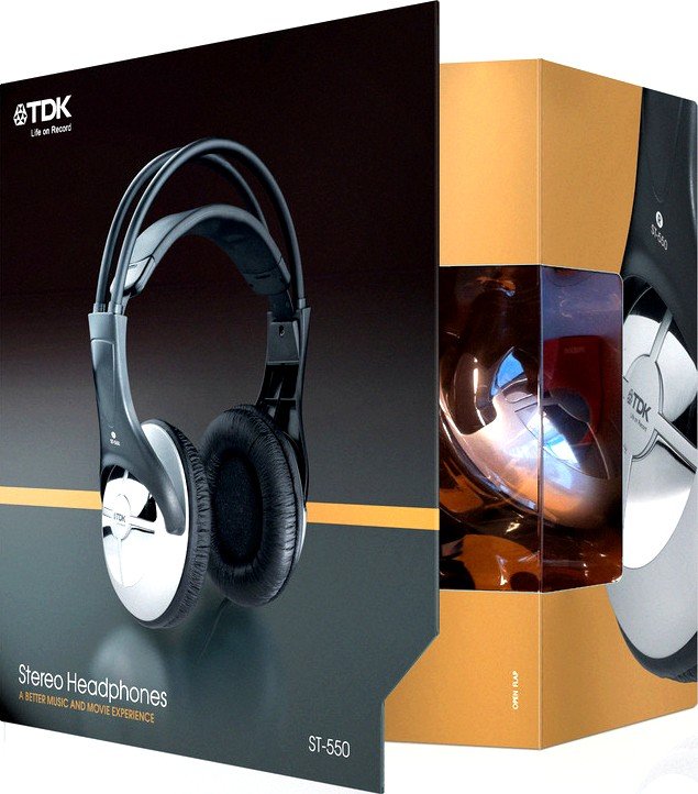 Наушники TDK ST550 Black/Silver купить | ELMIR - цена, отзывы ...