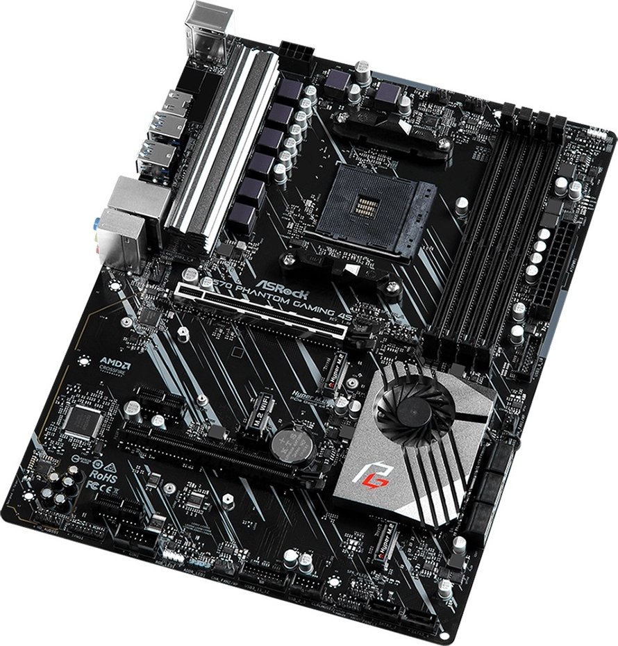 Материнская плата ASRock X570 Phantom Gaming 4S s-AM4 X570 купить ...