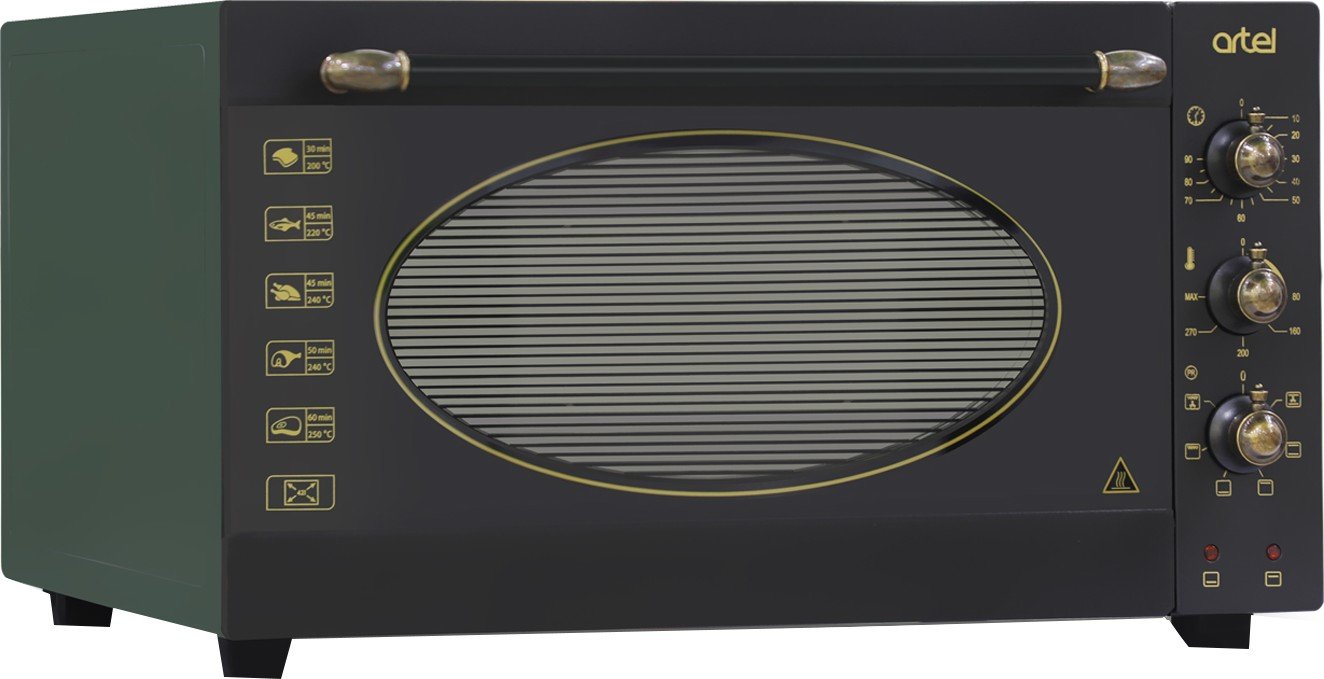 Электропечь Artel MD-4218L Retro Black купить | ELMIR - цена, отзывы ...