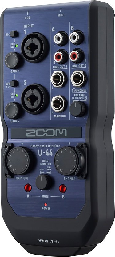 Звуковая карта Zoom U-44 USB купить | ELMIR - цена, отзывы, характеристики