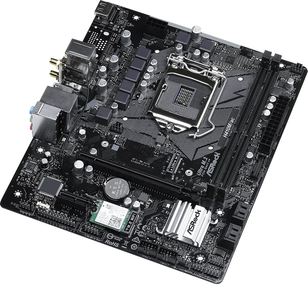 Материнская плата ASRock H410M/AC s-1200 H410 купить | Elmir - цена ...