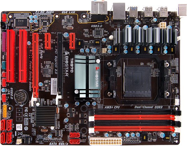Материнская плата Biostar TA970 s-AM3 970 купить | Elmir - цена, отзывы ...