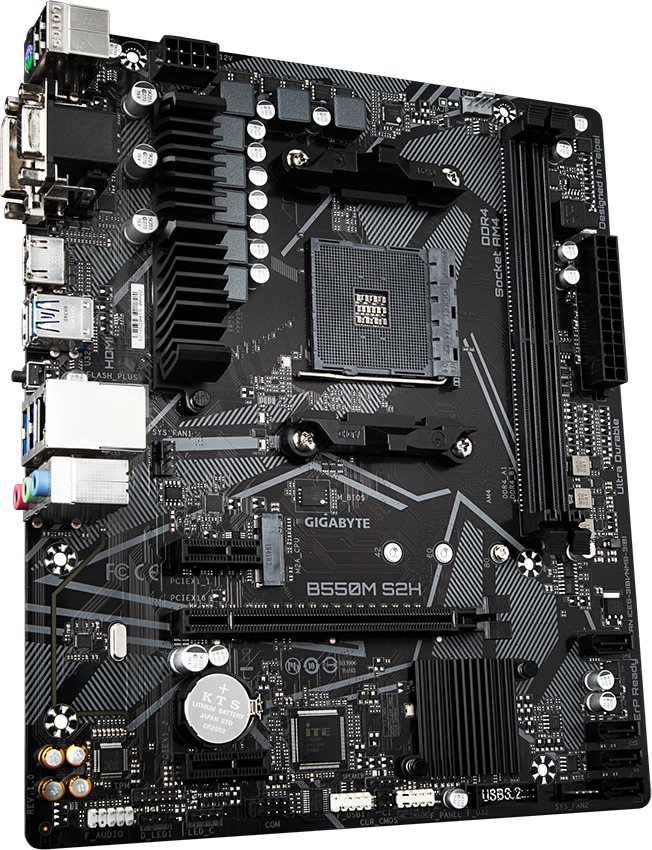 Материнская плата GigaByte B550M S2H s-AM4 B550 купить | Elmir - цена ...