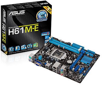 Материнская плата Asus H61M-E/C/SI s-1155 H61 купить Elmir
