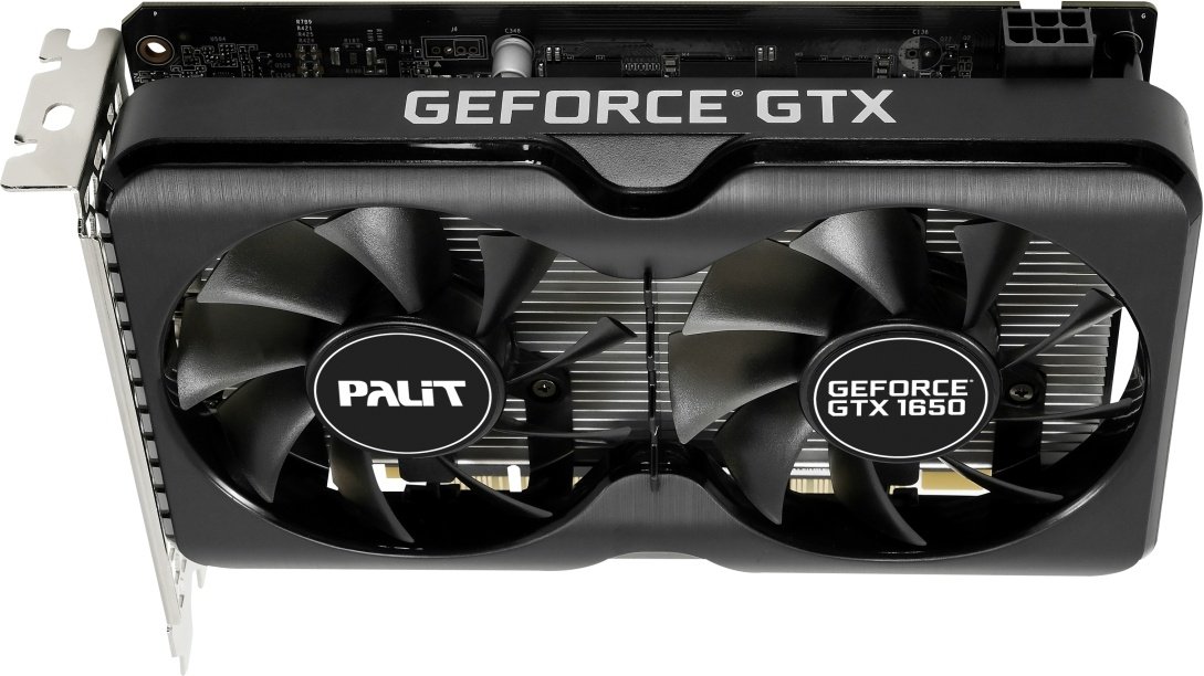 Видеокарта Palit PCI-E GeForce GTX1650 4GB DDR6 GamingPro (NE6165001BG1 ...