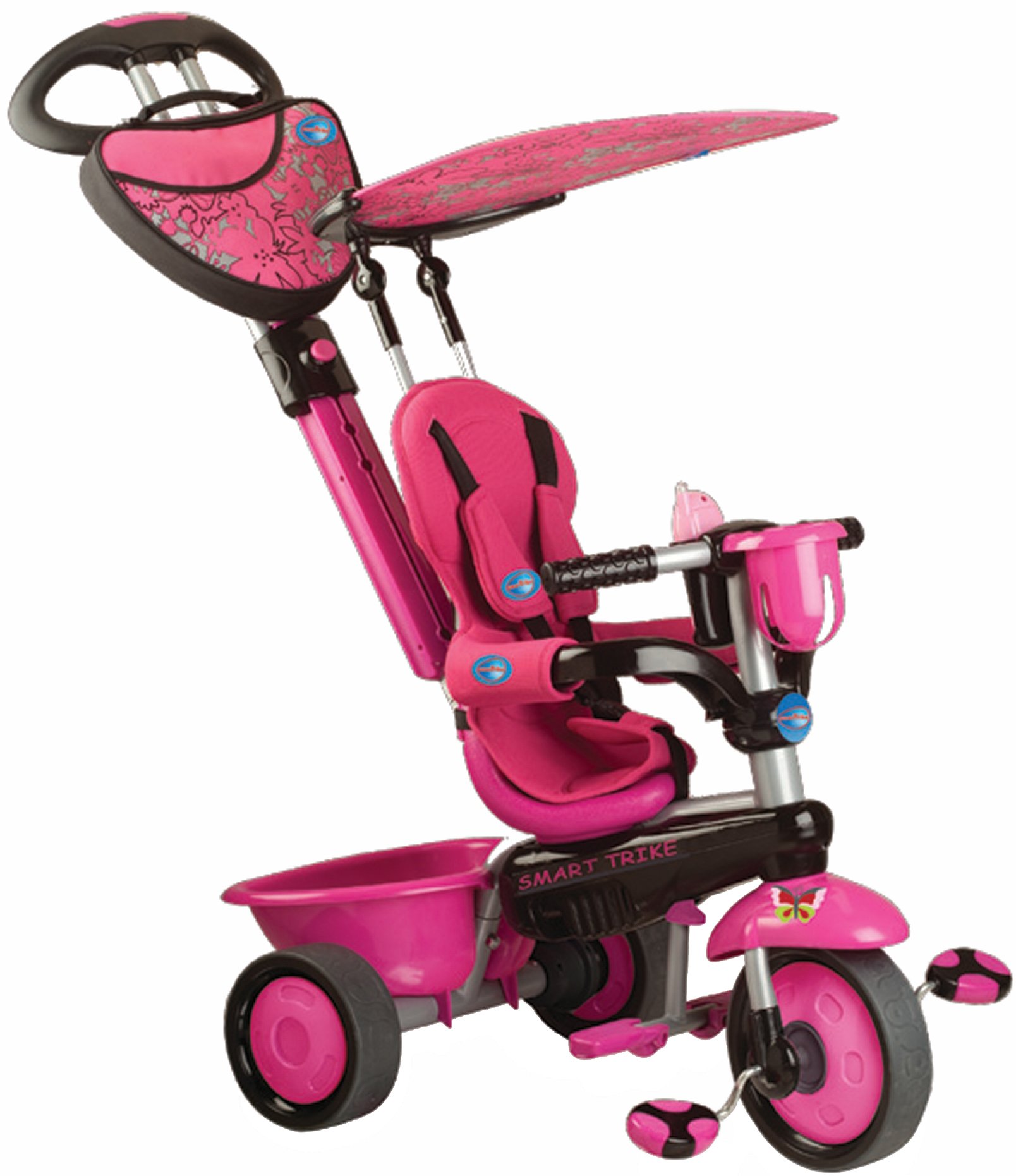 Велосипед трехколесный Smart Trike Zoo 3 в 1 сиреневая бабочка (1570200 ...