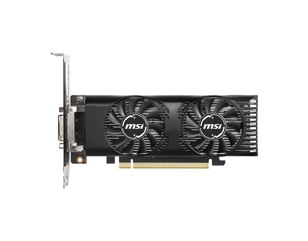 Видеокарта MSI PCI-E GeForce GTX1650 4GB DDR5 (GTX 1650 4GT LP OC