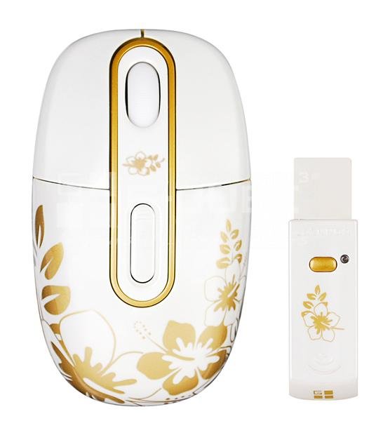 Мышь G-Cube G4A-10SR Aloha Wireless Notebook Gold/White USB купить ...