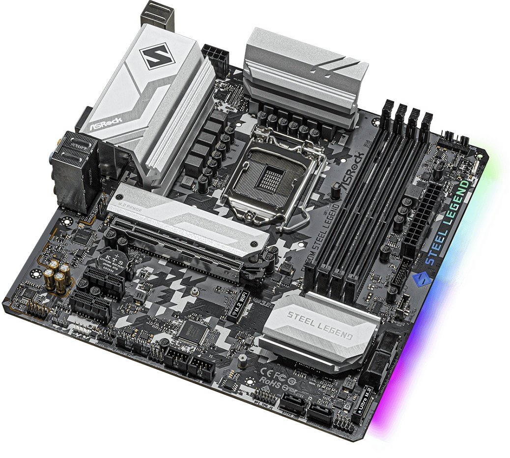 Материнская плата ASRock B560M Steel Legend s-1200 B560 купить | Elmir ...