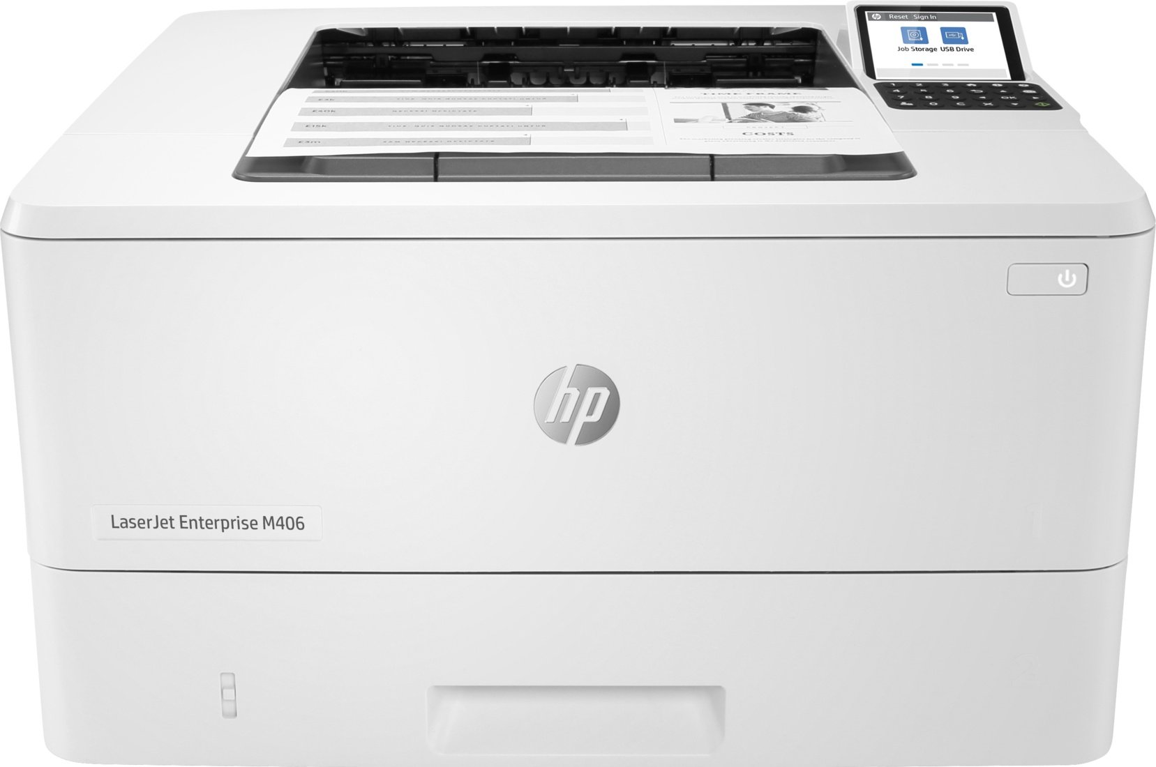 Принтер лазерный HP LaserJet Enterprise M406dn (3PZ15A) купить | Elmir ...