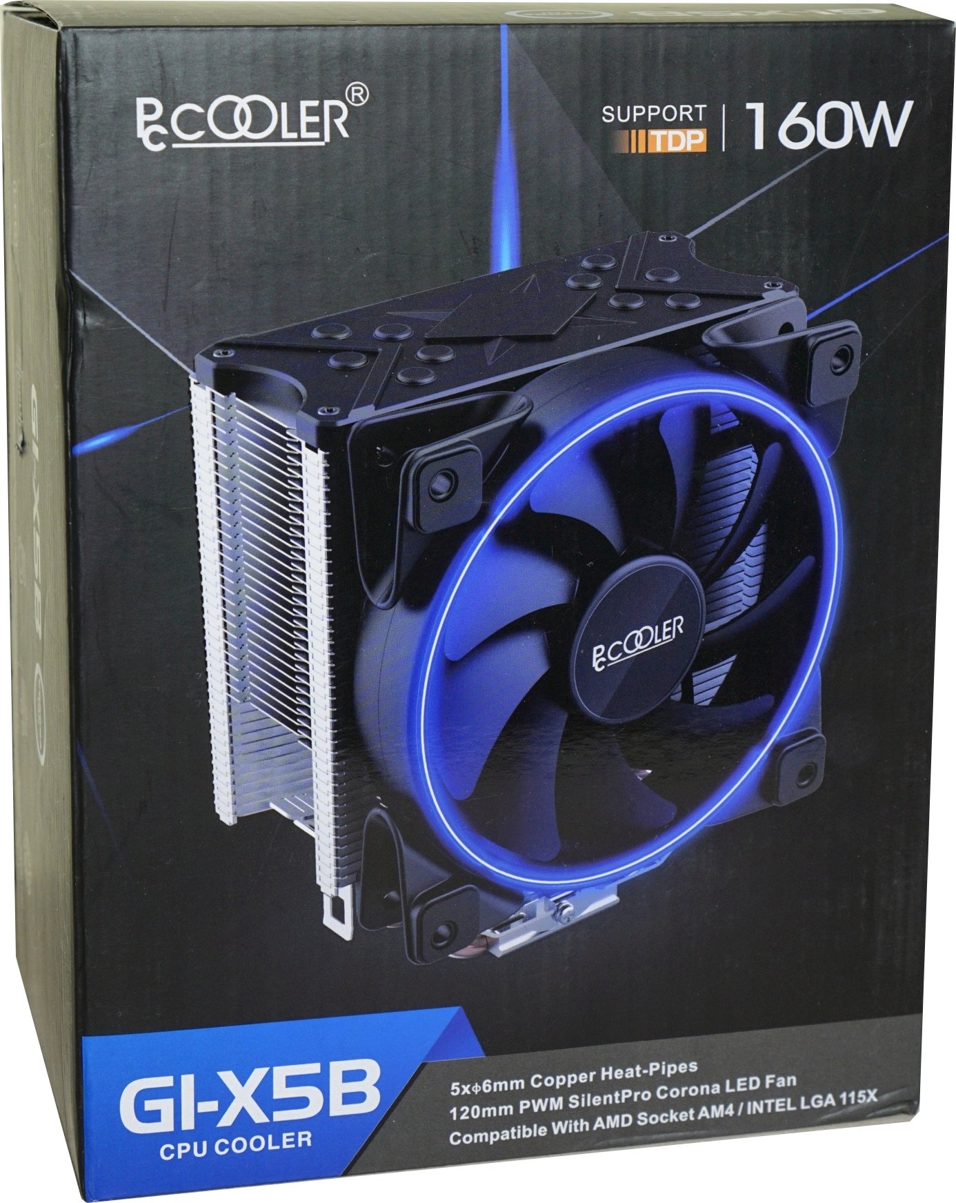 Кулер для процессора PcCooler GI-X5B V2 купить | ELMIR - цена, отзывы ...