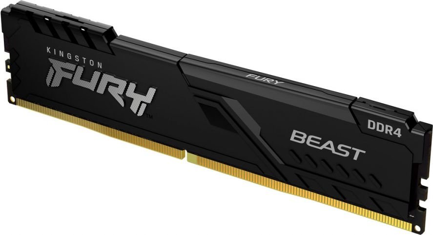 Модуль памяти Kingston Fury DDR4 64GB 2x32GB 3200MHz Beast Black