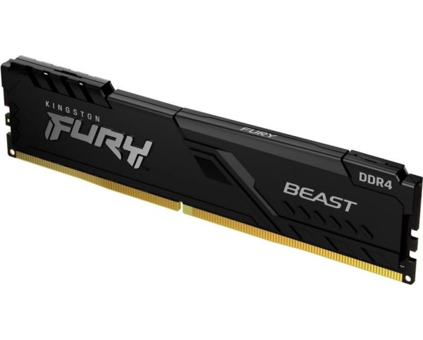 Модуль памяти Kingston Fury DDR4 16GB 2x8GB 3200MHz Beast Black