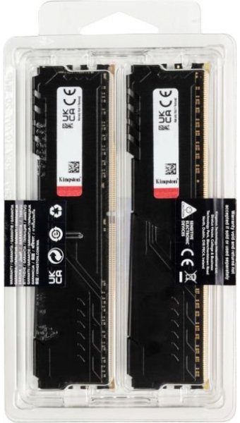 Модуль памяти Kingston Fury DDR4 32GB 2x16GB 3200MHz Beast Black