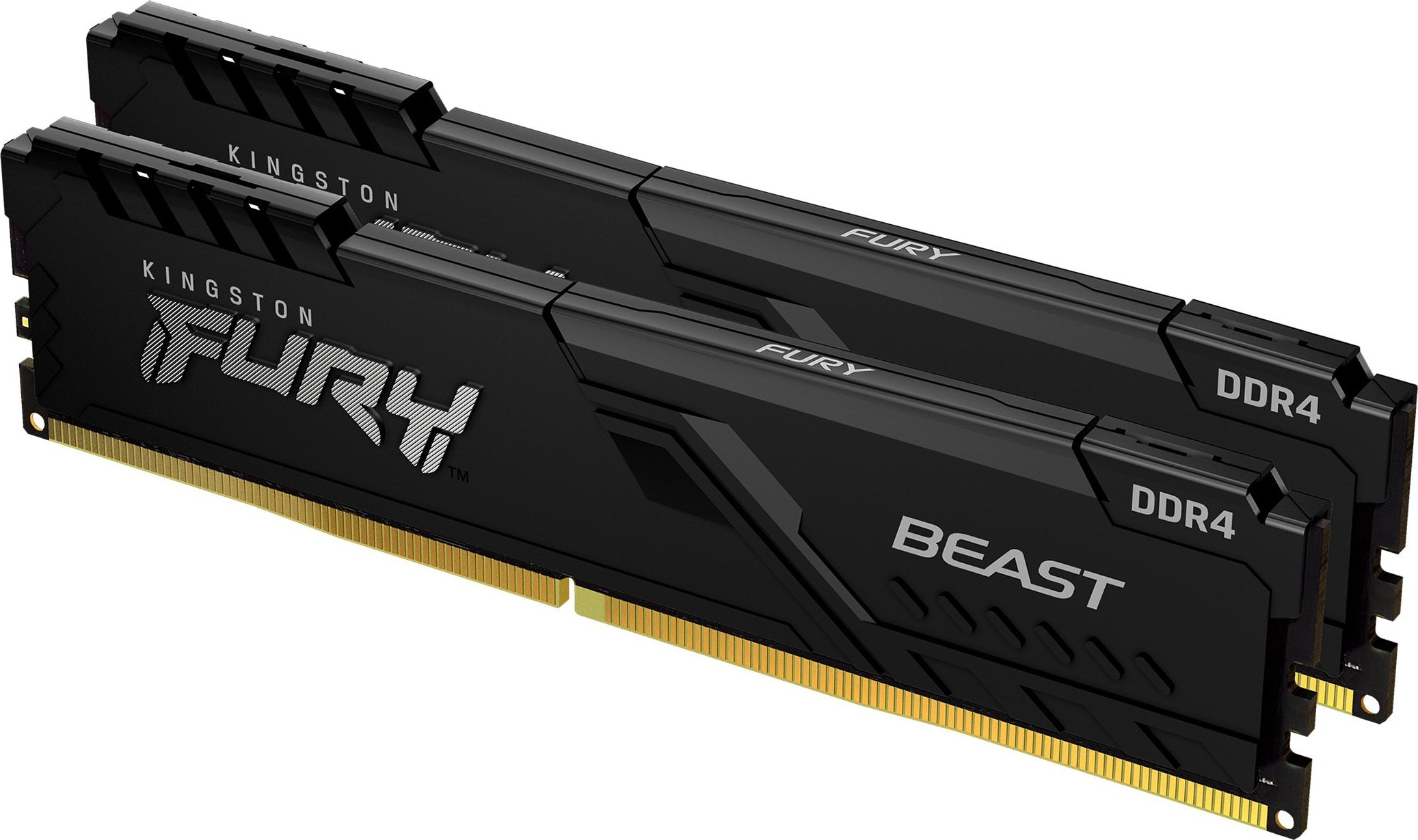 Модуль памяти Kingston Fury DDR4 32GB 2x16GB 3200MHz Beast Black