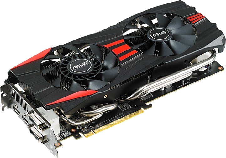 Видеокарта Asus PCI-E Radeon R9 280X 3GB DDR5 (R9280X-DC2T-3GD5