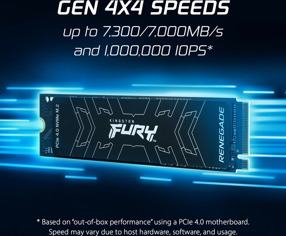 SSD-накопитель M.2 2TB Kingston Fury Renegade (SFYRD/2000G) купить ...